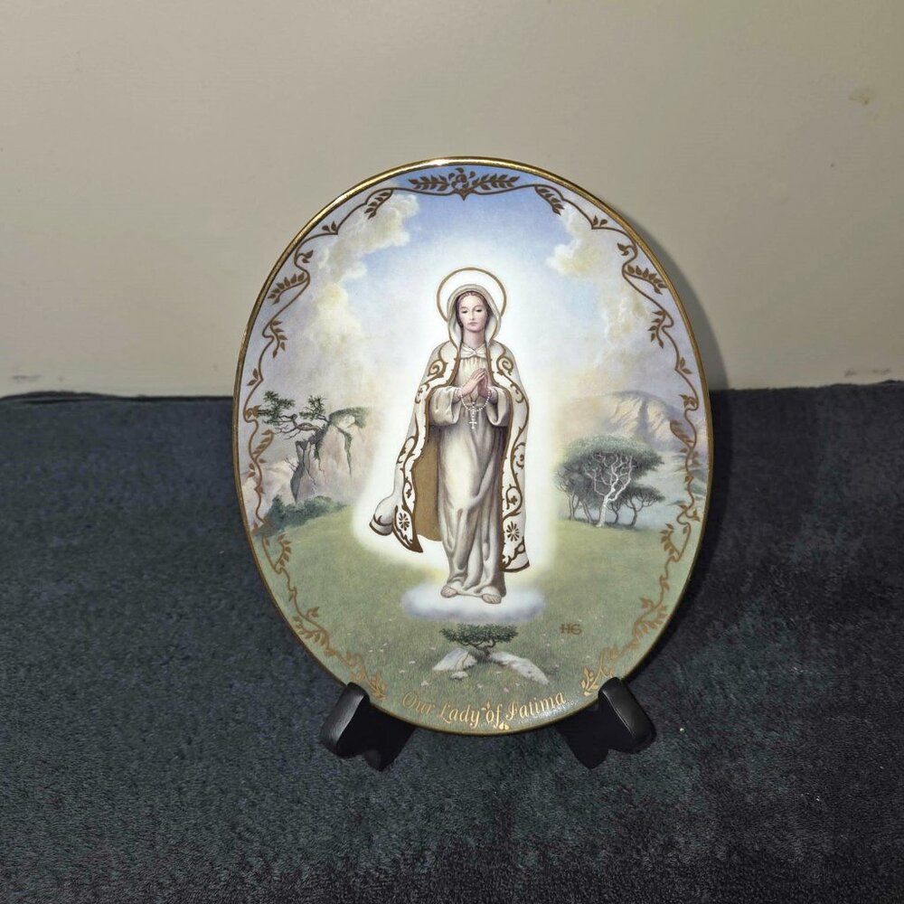 Bradford Exchange “Our Lady of Fatima” Collector Plate – Bradex 84-B10-122.3
